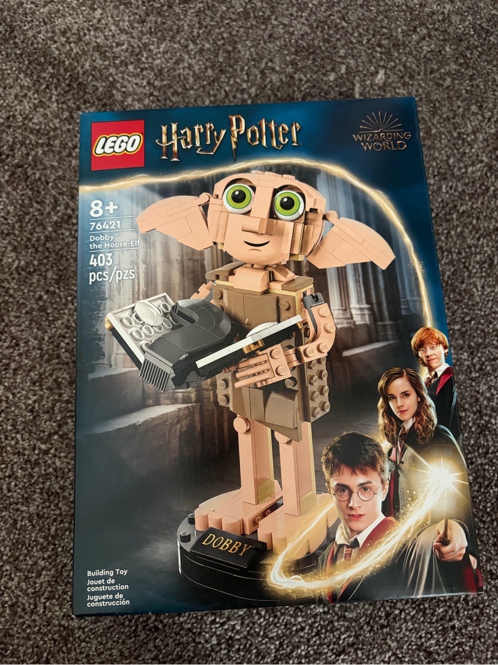 LEGO Harry Potter Dobby Figure in Tan, Black & Green